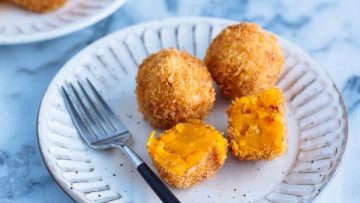 Watch-As-Jen-Makes-Japanese-Miso–and–Mushroom–Arancini–For-Pride