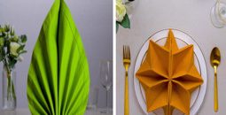 Decorative-tricks-for-dinner-table-napkins